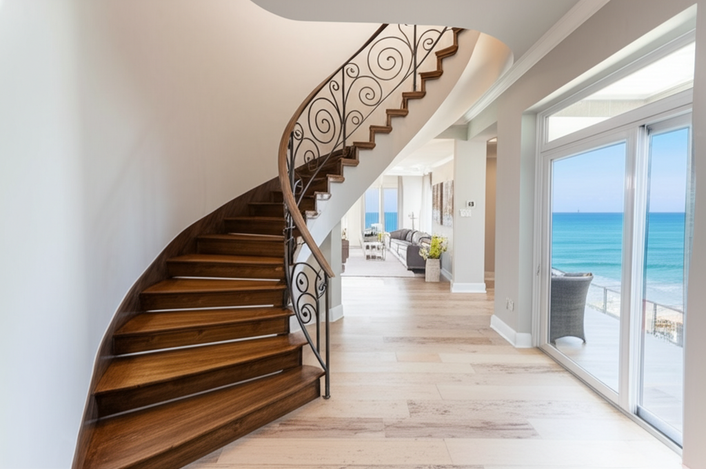 Custom spiral staircase